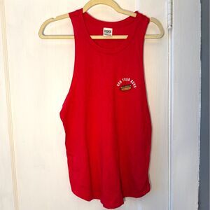 Victoria's Secret PINK Hot Dog Muscle Tank Size XS